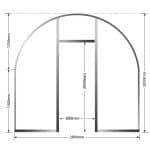 Shade Cover to suit Polytunnel 2.80m wide - Image 2