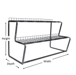 2 Tier Bench  - 680mm high x 570mm deep - Image 2