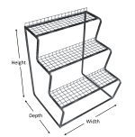 3 Tier Bench - 1100mm high x 810mm deep - Image 2