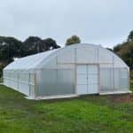 Polytunnel Kit 7.0m wide x 3.2m high x 1.6m windup walls