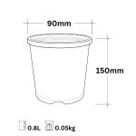 square-pot-black-0-8l-90mm-150mm-2