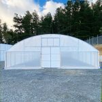 Polytunnel Kit 8.5m wide x 3.2m high x 1.6M windup side walls