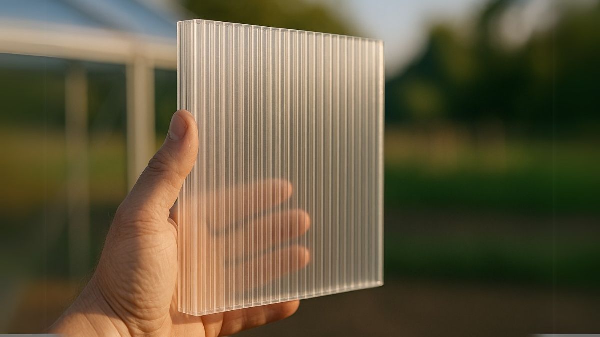 Polycarbonate naterial for greenhouse