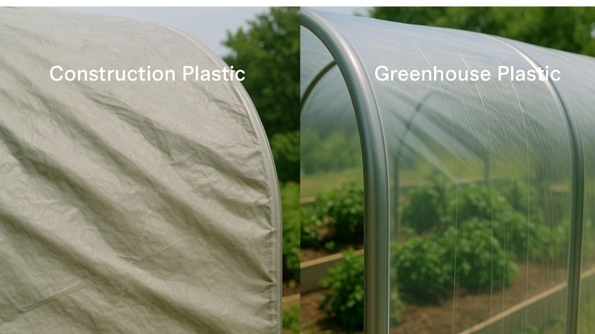 construction sheeting and polythene sheeting