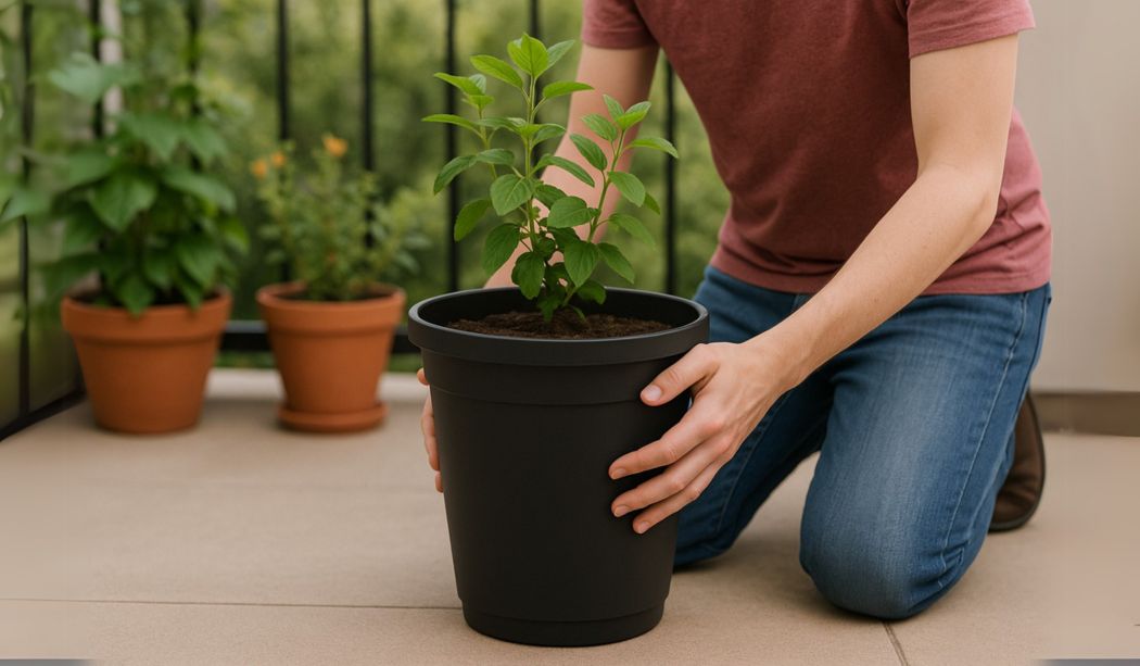 light and durable plastic pot