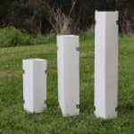 Tree Guards - Fibreboard - 300mm high x 95mm square - Image 2