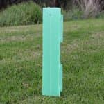 Vine Guards - Fluted & Tabbed - 600mm high x 90mm triangle
