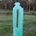 Vine Guards - Fluted & Tabbed - 900mm high x 90mm triangle - Image 3