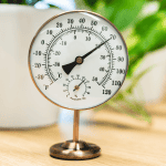 Holman Brass Thermometer and Hygrometer - Image 2