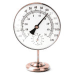 Holman Brass Thermometer and Hygrometer