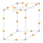 Seahawk Smart Grow Tent - 0.8 x 0.8 x 1.6m - Image 3