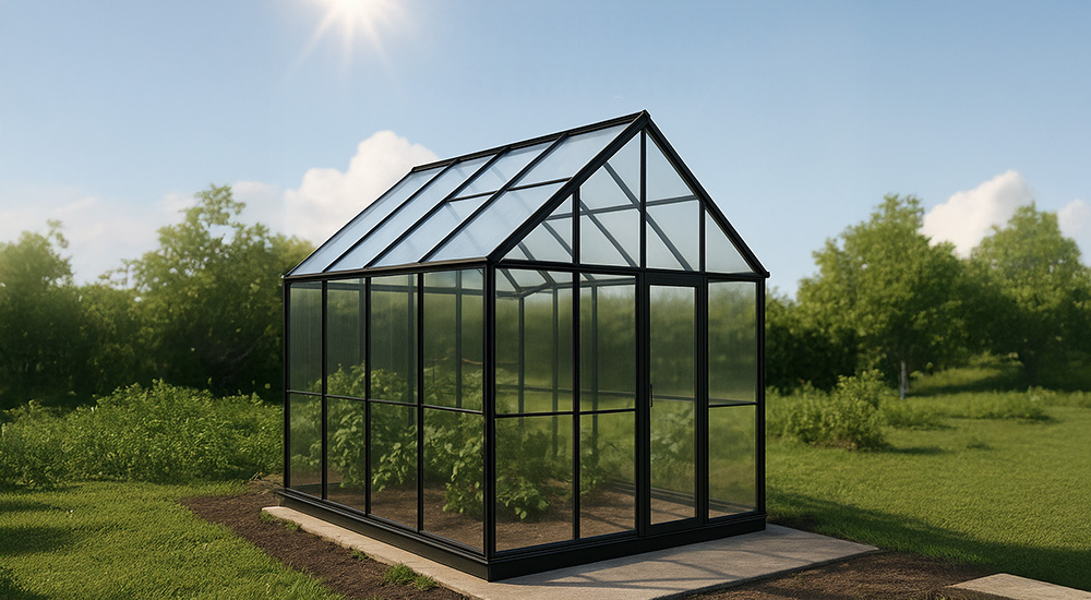 glass greenhouse