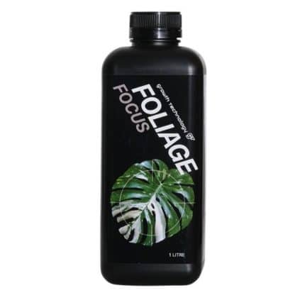 Liquid plant food for tropical and indoor plants, designed to enhance foliage growth.