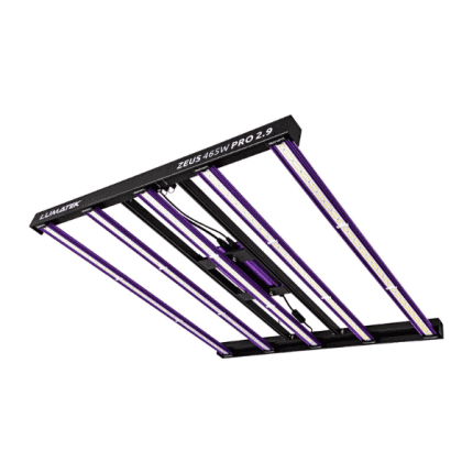 Lumatek Zeus 465W Pro 2.9 LED Grow Light with full-spectrum Osram and Lumileds diodes for high-efficiency indoor plant growth.