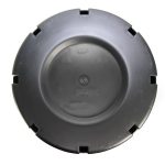 Garden City Plastics large black plastic pot, 85L capacity, 580mm diameter, 495mm height, durable and recyclable.
