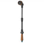 Holman Tilt Head Telescopic Wand with 8 spray functions and thumb control for targeted watering