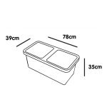 Berberis Duo Self Watering Trough - 80cm - Image 3