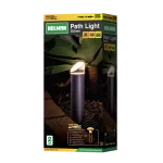 Durable, energy-efficient warm white path light for garden pathways