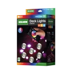 RGB Colour Deck Lights with customizable settings for outdoor lighting