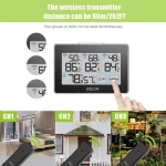BALDR Wireless Thermometer-Hygrometer with remote sensor