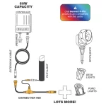 Holman 4-Pin Connection Tee for expanding RGB garden lights