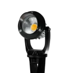 Warm white spotlight for outdoor lighting, ideal for garden features and pathways