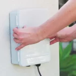 Manual garden light transformer for 60W warm white garden lights