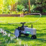 Holman Solid Metal Travelling Sprinkler With 30M Multi Purpose Hose