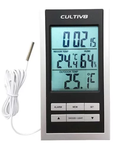 Cultiv8 Digital Thermometer Hygrometer