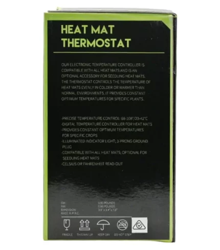Ryset Heat Mat Thermostat with digital display and Australian plug