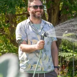 Holman ColourDip™ Spray Gun in Sage with 12mm connectors and 8 spray functions for garden watering