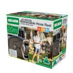 Holman 20m Deluxe Retractable Hose Reel with UV-resistant casing and 180° swivel mount