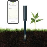 iBebot Soil Quality Sensor, Bluetooth-enabled device for measuring soil moisture and nutrients with cloud-based connectivity