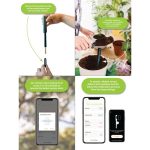 iBebot Soil Quality Sensor, Bluetooth-enabled device for measuring soil moisture and nutrients with cloud-based connectivity