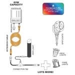 Holman 10m 4-Pin Extension Cable with 4-Pin Plug and Socket