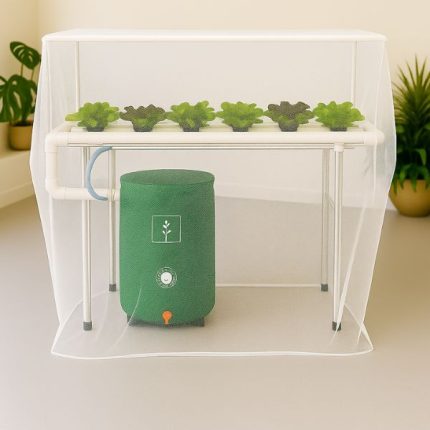 Vegie Bench Hybrid NFT Hydroponic Kit 12 Growing Locations _ 1M x 2 Channel (2)
