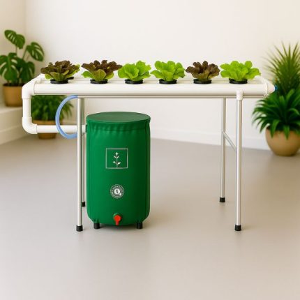 Vegie Bench Hybrid NFT Hydroponic Kit 12 Growing Locations _ 1M x 2 Channel
