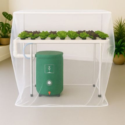 Vegie Bench Hybrid NFT Hydroponic Kit 18 Growing Locations _ 1.5 x 2 Channel (2)