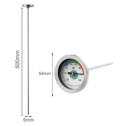 Ryset Dial Compost Thermometer (50cm Probe) (2)