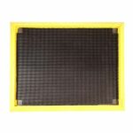 Sanitising Foot Bath _ 47mm Thickness - Black with Yellow Border