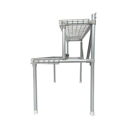 Verti gro two tier bench side view