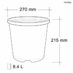 gcp squat pot 270mm
