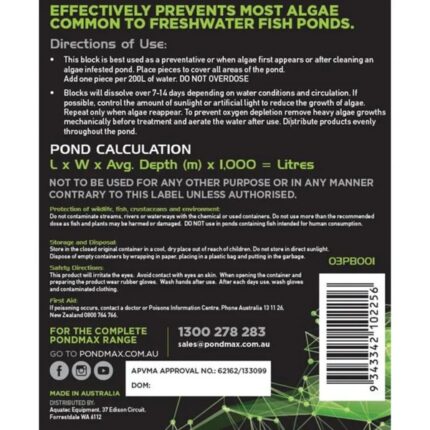 pondmax algae block 1