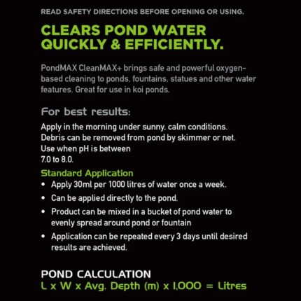 pondmax cleanmax 2