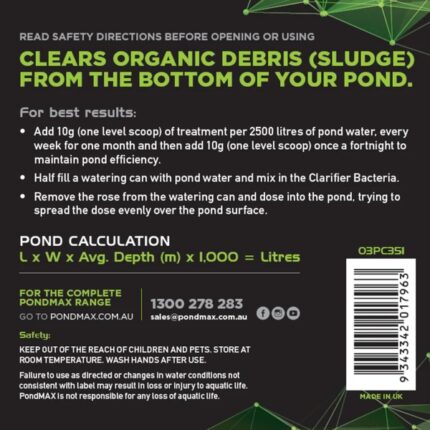 pondmax pond clarifier 900g