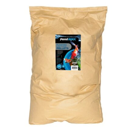 pondmax fish food pellets 15kg 2mm