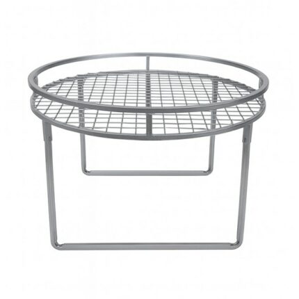 round bench with top rail 800mm