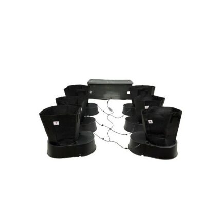 Autopot Black Hydrotray 6 Pot Kit - Fabric Pots 6 x 20L 1