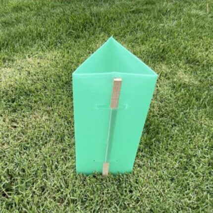split bamboo stakes with tree guard