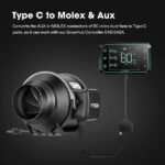 Vivosun SGS Converter Type C to Molex & Aux 6